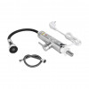 Teesa TSA4107 rubinetto da cucina con scaldacqua istantaneo e bocca flessibile, metallo