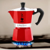 Bialetti Candyland Moka Express 3TZ macchina per caffè manuale, 150 ml, rosso