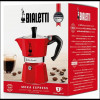 Bialetti Candyland Moka Express 3TZ macchina per caffè manuale, 150 ml, rosso