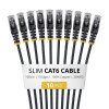 StarTech.com cavo patch Slim Cat6 U/UTP RJ45, 1 m, nero, confezione da 10