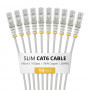 StarTech.com cavo patch Slim Cat6 U/UTP RJ45, 1 m, grigio, confezione da 10