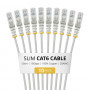 StarTech.com cavo patch Slim Cat6 U/UTP RJ45, 0,5 m, grigio, confezione da 10