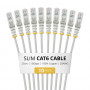 StarTech.com cavo patch Slim Cat6 U/UTP RJ45, 0,25 m, grigio, confezione da 10