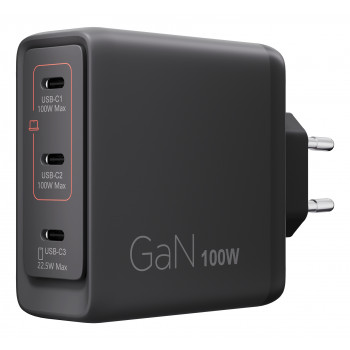 Lenovo caricabatterie multi-porta USB-C 100W GaN