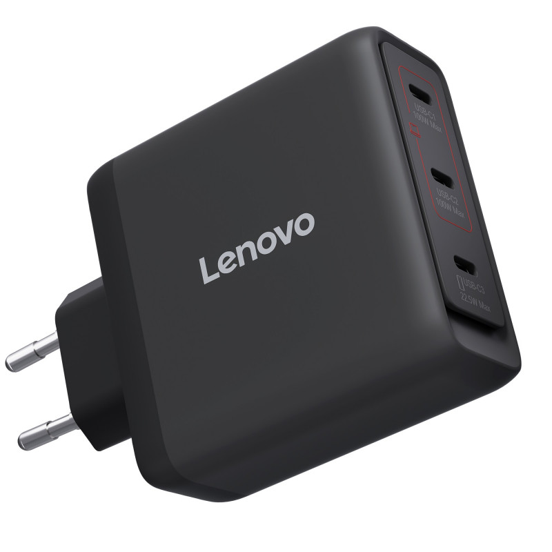 Lenovo caricabatterie multi-porta USB-C 100W GaN