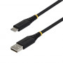 StarTech.com cavo USB 2.0 intrecciato USB-A a USB-C, 1 m, 15 W, nero