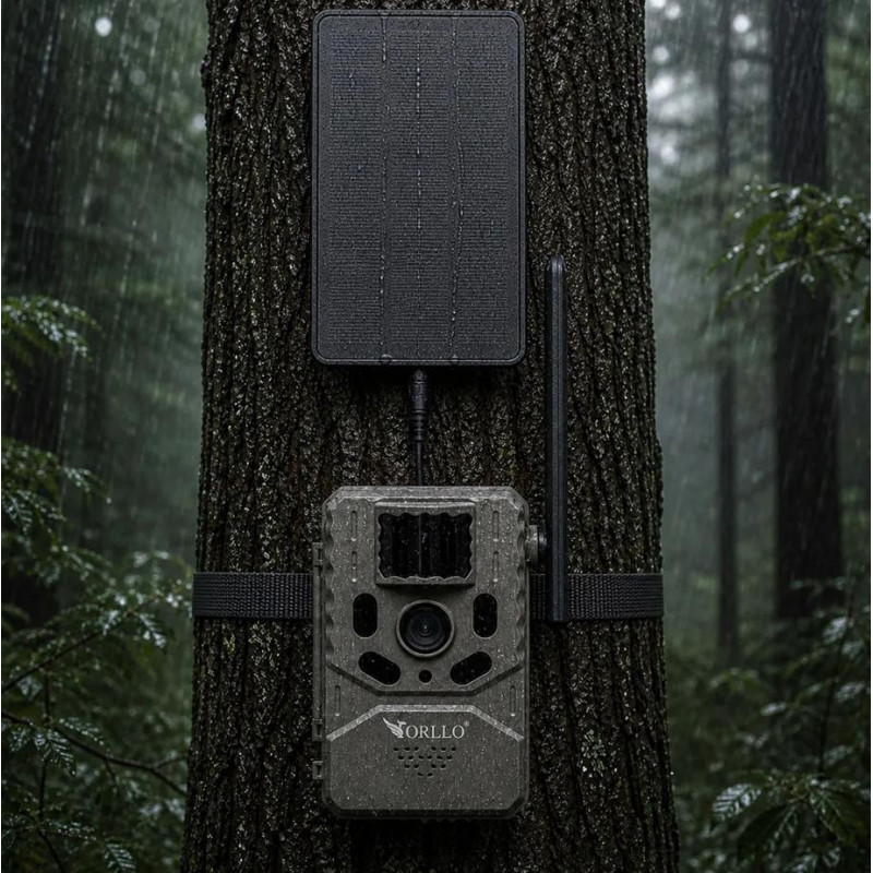 Orllo Huntercam 6 SIM 4G fototrappola con pannello solare