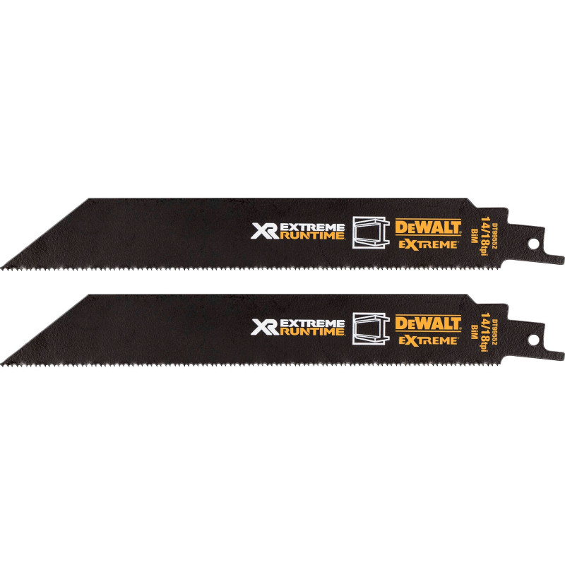 DeWalt Extreme Runtime DT99550-QZ Set lame per sega a gattuccio, 13 pezzi, 152-230 mm