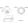 Hikvision DS-2CD2746G3-IPTRZSY Telecamera IP dome 4 MP, 2,8-12 mm, nero