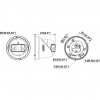 Hikvision DS-2CD2383G2P-LISU/SL Telecamera IP dome panoramica 8 MP, 180°, nero