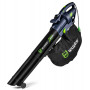 Wuber W43420 Soffiatore elettrico per foglie con trituratore, 3000 W, 10:1