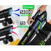 Wuber W43420 Soffiatore elettrico per foglie con trituratore, 3000 W, 10:1