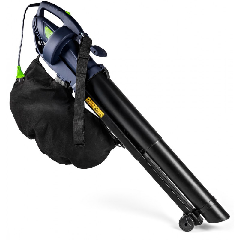 Wuber W43420 Soffiatore elettrico per foglie con trituratore, 3000 W, 10:1
