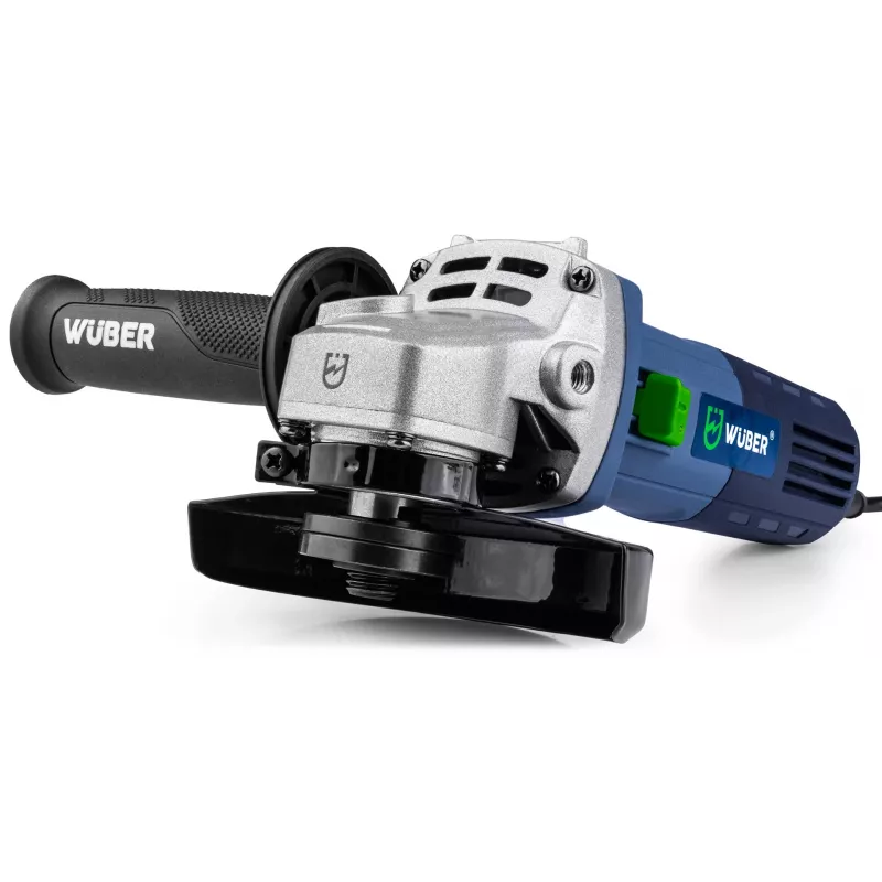 Wuber W27477 Smerigliatrice angolare, 125 mm, 850 W, con 10 dischi