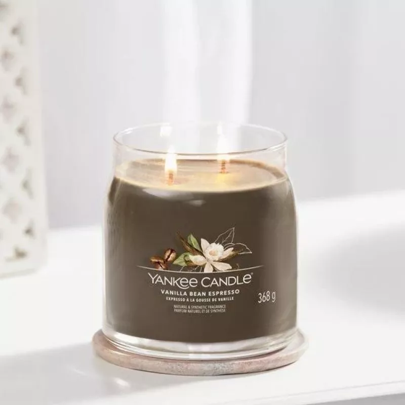 Yankee Candle Vanilla Bean Espresso Candela profumata media (1701388E)