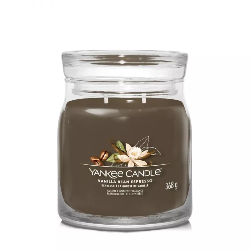 Yankee Candle Vanilla Bean Espresso Candela profumata media (1701388E)