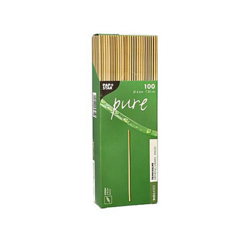 Papstar pure Cannucce 87702, marrone, 100 pz.