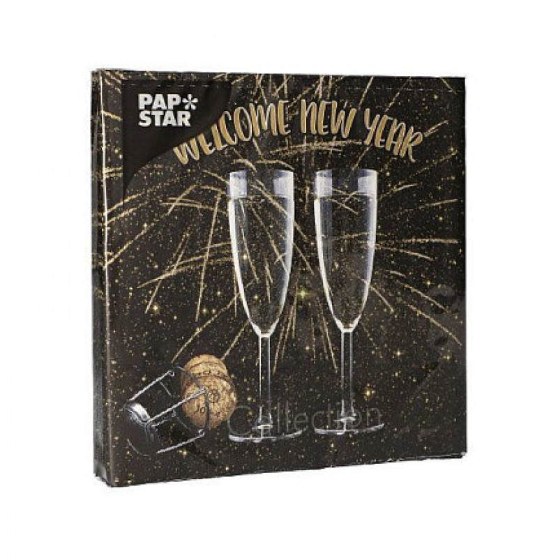 PAPSTAR Tovaglioli Welcome New Year 20 pz. (88179)