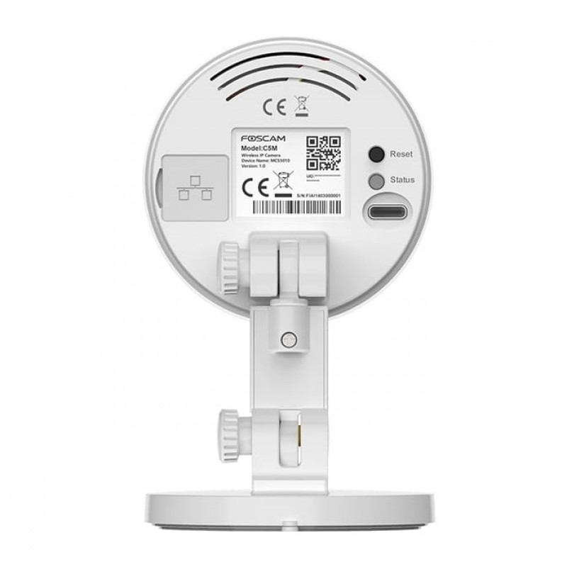 Foscam C8M Telecamera di sorveglianza WLAN 8MP, bianco