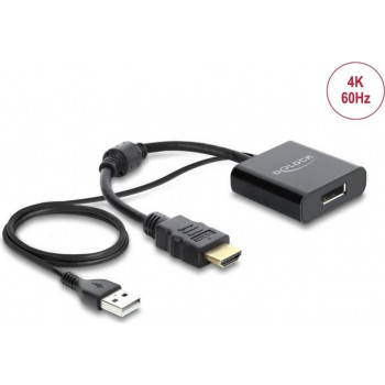 Delock Adattatore HDMI a DisplayPort, 4K