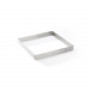 De Buyer Tortiera quadrata perforata in acciaio inox, 17,5 cm (3099.23)