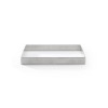De Buyer Tortiera quadrata perforata in acciaio inox, 17,5 cm (3099.23)