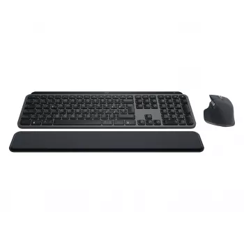 Logitech MX Keys S Combo Set tastiera e mouse wireless, layout italiano, grafite