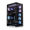Thermaltake CAPO X Case per PC Full Tower, nero