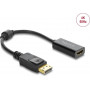 Delock Adattatore attivo DisplayPort 1.4 a HDMI, 4K 60 Hz, HDR