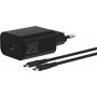 4smarts VoltPlug PD Caricabatterie da parete 30W, 1x USB-C, con cavo USB-C 1,5 m, nero