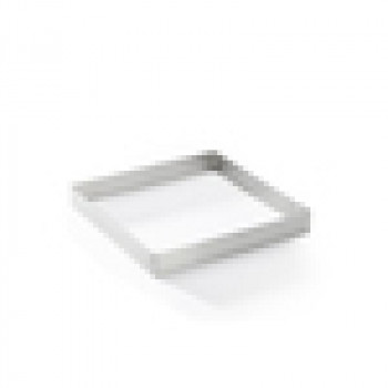 De Buyer Tortiera quadrata perforata in acciaio inox, 7 cm (3099.19)