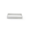 De Buyer Tortiera quadrata perforata in acciaio inox, 7 cm (3099.19)