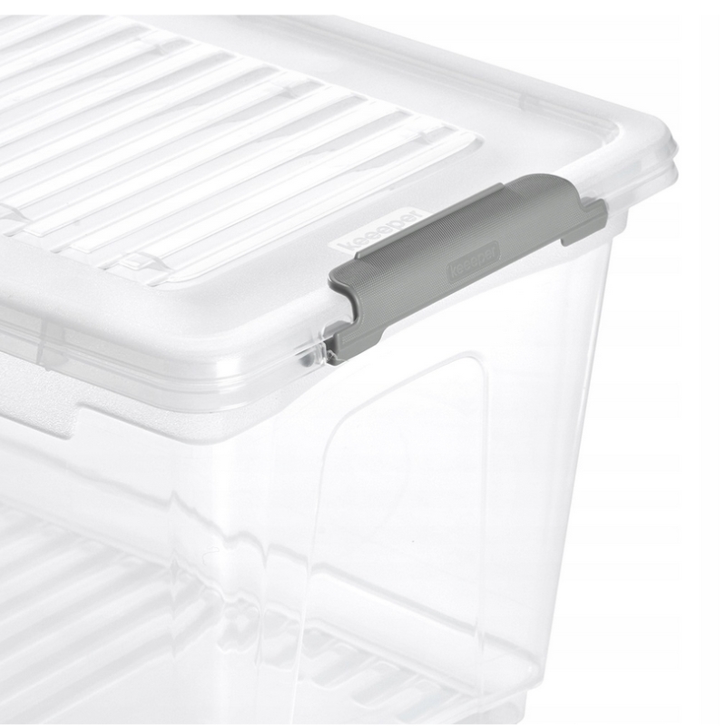 keeeper Leonie Clip-Box con coperchio, 5,4 L, trasparente (1115700100000)