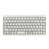 Cherry Slim Line G84-4100 Tastiera compatta, PS/2 + USB, 83 tasti, layout tedesco (QWERTZ), grigio chiaro