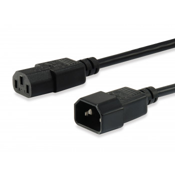 Equip Cavo di alimentazione IEC C13 a IEC C14, 1,5 m, nero