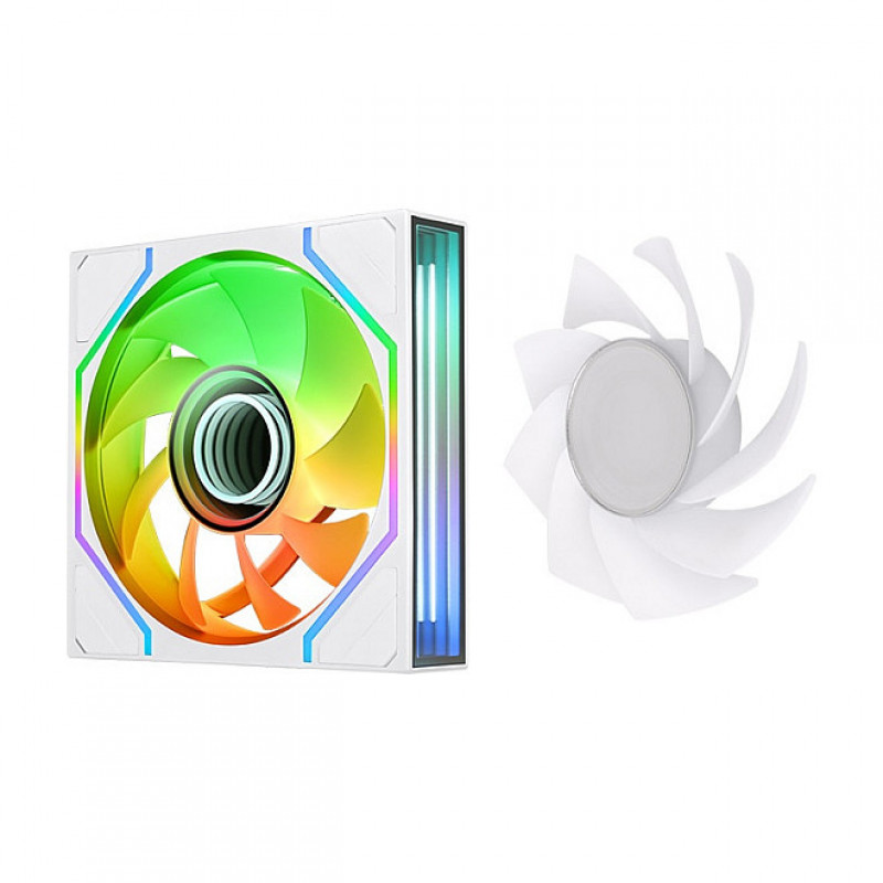 Thermaltake SWAFAN 120 EX INFINITY ARGB Sync Snow Ventola per case 120 mm, bianco