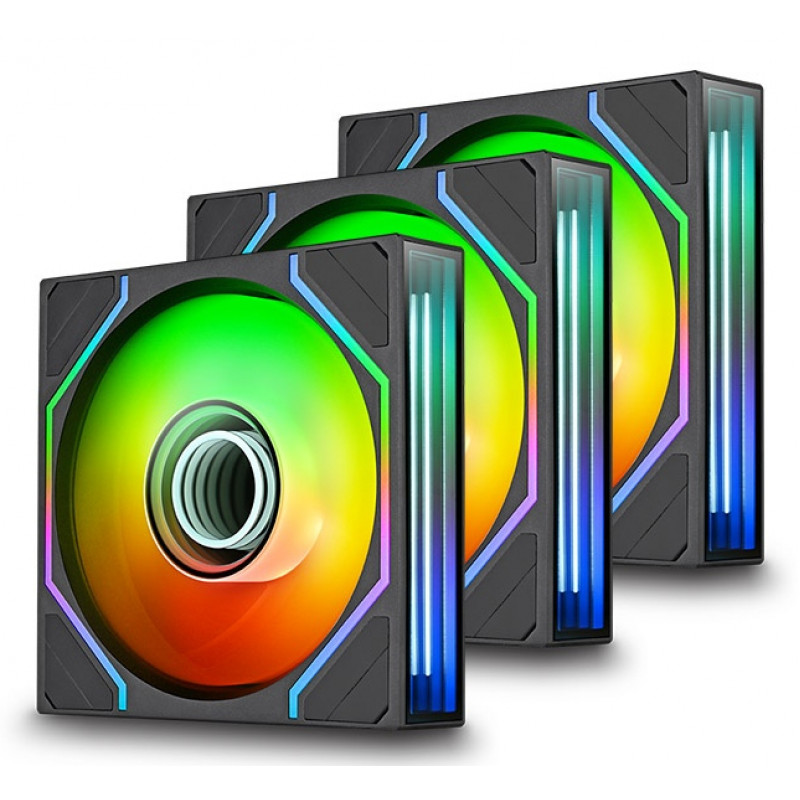 Thermaltake SWAFAN INFINITY EX14 ARGB Sync Ventola per case 140 mm, nero, confezione da 3
