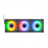 Thermaltake SWAFAN INFINITY EX14 ARGB Sync Ventola per case 140 mm, nero, confezione da 3