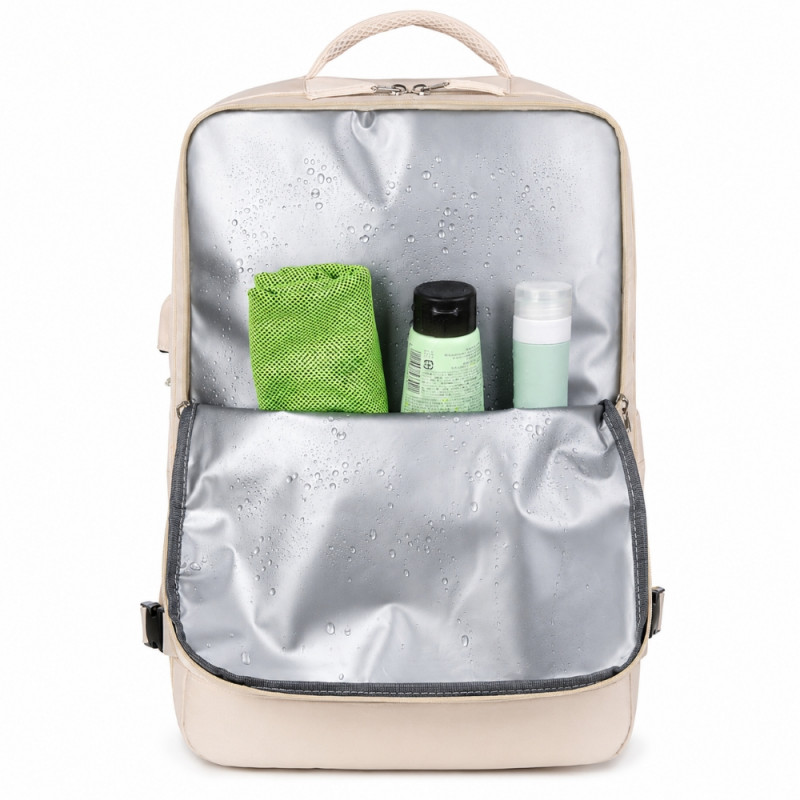 Zaino porta laptop da viaggio Extralink Black Forest KM06 45x20x30 cm, beige