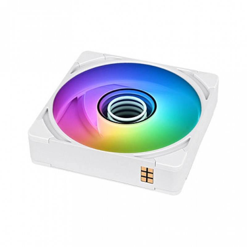 Thermaltake CT140 EX INFINITY ARGB Sync ventola per case 140 mm, bianco neve, confezione da 3