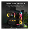Corsair 2800X RS-R ARGB case per computer Micro-ATX con vetro panoramico, nero