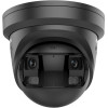 Hikvision DS-2CD2343G2P-LISU/SL telecamera IP dome panoramica 180° 4MP, nero
