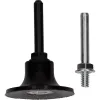 Bosch 2608000857 platorello, 50 mm, Quick Lock, nero (per GWG 12V-50 S Professional)