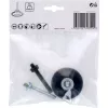 Bosch 2608000857 platorello, 50 mm, Quick Lock, nero (per GWG 12V-50 S Professional)