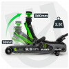 WUBER W22001 cric a pantografo 2,5 t, 90-360 mm