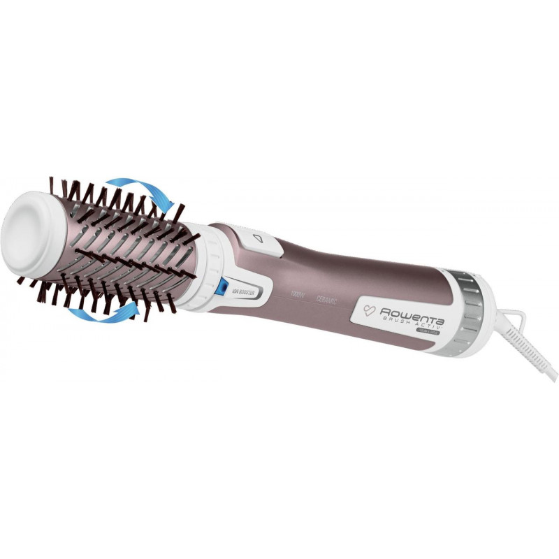 Rowenta Brush Activ Premium Care CF9540 spazzola ad aria calda 1000 W, bianco