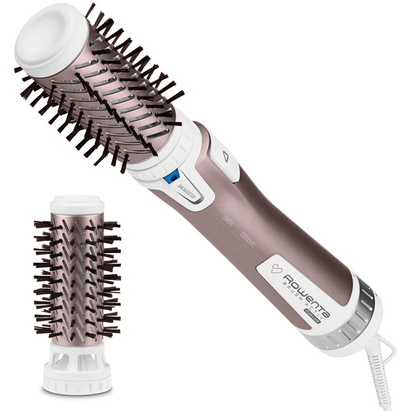 Rowenta Brush Activ Premium Care CF9540 spazzola ad aria calda 1000 W, bianco