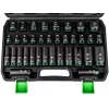 WUBER W33001 set di bussole lunghe con attacco da 1/2 pollice, esagonali a 6 lati, 35 pz.