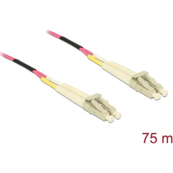Cavo in fibra ottica Delock 80156 LC duplex su LC duplex multimodale OM4, 75 m