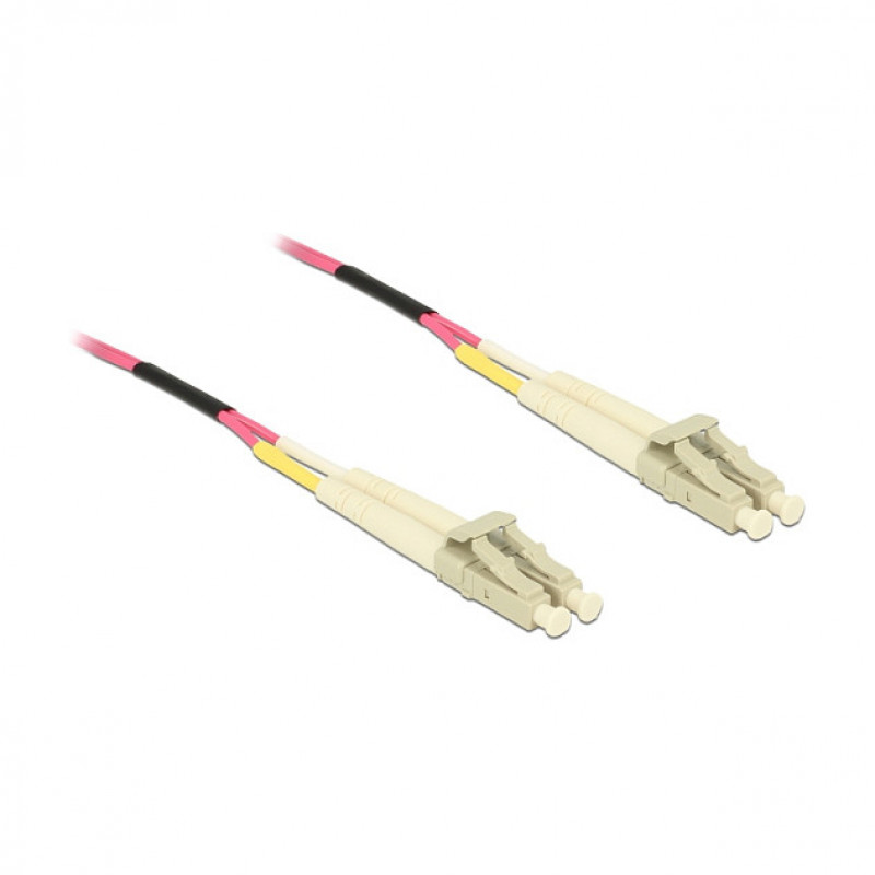 Delock 80156 Cavo in fibra ottica LC Duplex-LC Duplex Multimode OM4, 75 m